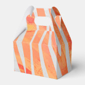 Ballotins Zebra Orange and White Print (Verso)