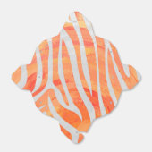 Ballotins Zebra Orange and White Print (Déplié)