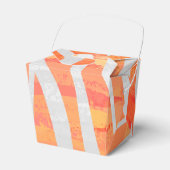 Ballotins Zebra Orange and White Print (Verso)