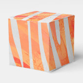Ballotins Zebra Orange and White Print (Verso)