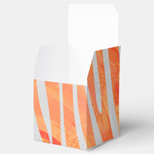 Ballotins Zebra Orange and White Print