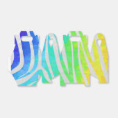 Ballotins Zebra Rainbow et White Print (Déplié)