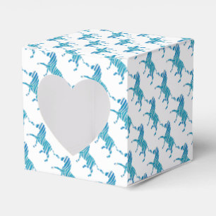 Ballotins Zebra Silhouette Bleu et Blanc