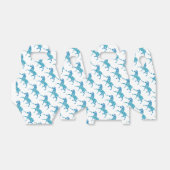 Ballotins Zebra Silhouette Bleu et Blanc (Déplié)