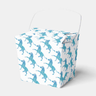 Ballotins Zebra Silhouette Bleu et Blanc