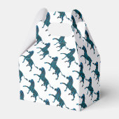 Ballotins Zèbre Noir et Bleu Silhouette (Arrière)