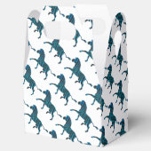 Ballotins Zèbre Noir et Bleu Silhouette (Ouvert)