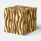 Ballotins Zèbre rayures - Chocolat Brown et Camel Tan (Arrière)