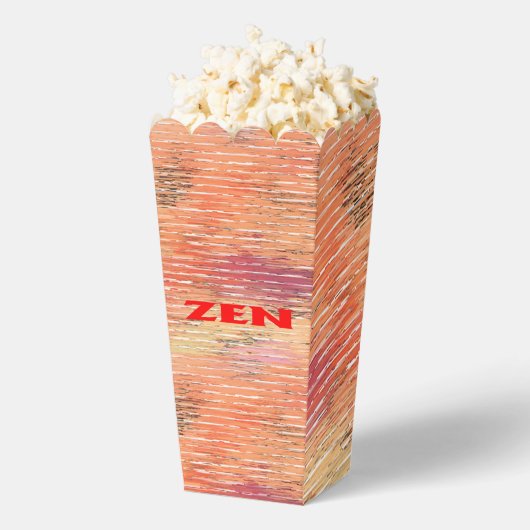 Ballotins Zen rouge roseaux boîtes à pop-corn (Sauté)
