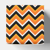 Ballotins Zigzags blancs d'orange noire d'Halloween (Haut)