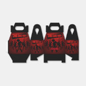 Ballotins Zombie Dance Party Black & Orange Gable (Déplié)