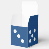 Ballotins Zone de cadeau Dice Texte Personnalisé | Modèle bl (Ouvert)
