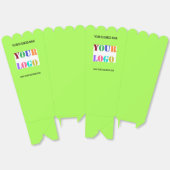 Ballotins Zone de pop-corn du logo de l'entreprise personnal (Déplié)