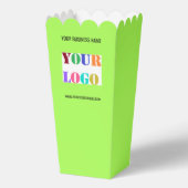 Ballotins Zone de pop-corn du logo de l'entreprise personnal (Recto)