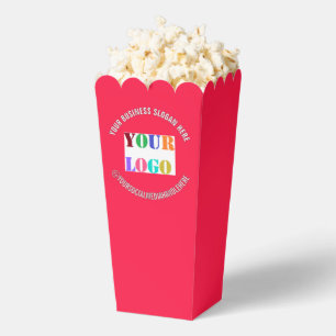 Ballotins Zone de pop-corn du logo de l'entreprise personnal