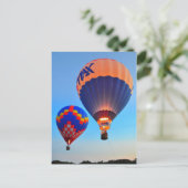 Ballotte à air chaud Circule Nouvelle carte postal (Debout devant)