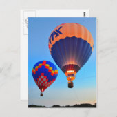 Ballotte à air chaud Circule Nouvelle carte postal (Devant / Derrière)