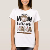 Ballpark Mama Baseball T-shirt (Voorkant)