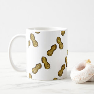 Ballpark Peanuts Nutty Nut Print Foodie Snack Food Koffiemok