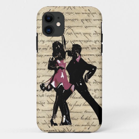 Ballrokdansers op  papier Case-Mate iPhone case (Achterkant)