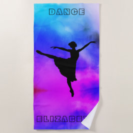 Ballroom Ballerina Waterverf Strandlaken