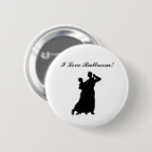 "Ballroom Couple" - Aangepaste Button (Voorkant /achterkant)