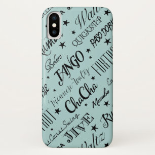 Ballroom Dance Patroon   Kies uw kleur iPhone X Hoesje