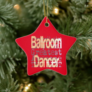 Ballroom Dancer Extraordinaire Keramisch Ornament