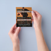 Ballroom Dancers, Dance Lesson Adverteren flyer (Hand)