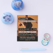Ballroom Dancers, Dance Lesson Adverteren flyer (Enkel)
