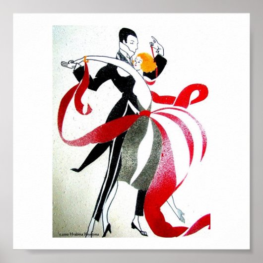 BALLROOM DANCING ART DECO 1 POSTER (Voorkant)