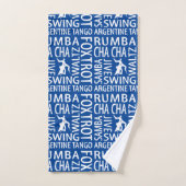 Ballroom Dancing Bath Towel Bad Handdoek (Handdoek)