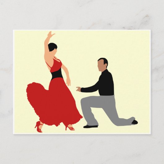 Ballroom Dancing Briefkaart (Voorkant)