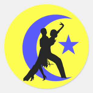 Ballroom Dancing Ronde Sticker