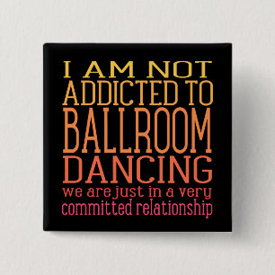 Ballroom-dansadvies Financiering Vierkante Button 5,1 Cm