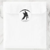 ballroom dansdansen design ronde sticker (Tas)
