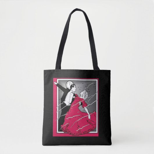 Ballroom dansen bij middernacht Canvas tas (Voorkant)