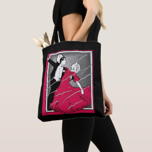 Ballroom dansen bij middernacht Canvas tas