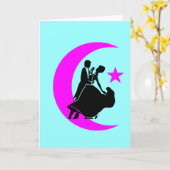 Ballroom-dansen Kaart (Gele Bloem)