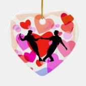 ballroom dansen keramisch ornament (Achterkant)