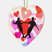 ballroom dansen keramisch ornament (Links)