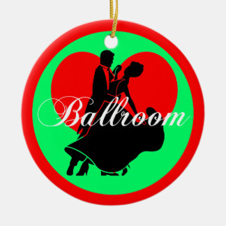 Ballroom dansen keramisch ornament