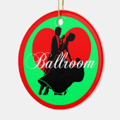 Ballroom dansen keramisch ornament (Links)