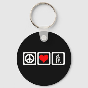 Ballroom dansen sleutelhanger
