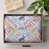 Ballroom-dansen Tissuepapier (Geschenk)