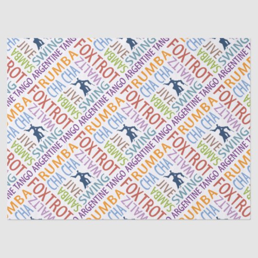 Ballroom-dansen Tissuepapier (Voorkant)