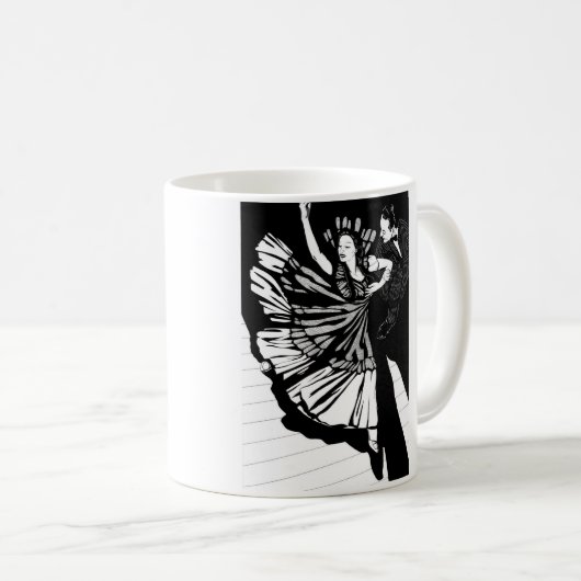 Ballroom Dansende Mok (Voorkant rechts)