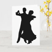 Ballroom dansers kaart (Gele Bloem)