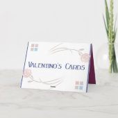 Ballroom dansers wenskaart - blanco kaart (Achterkant)