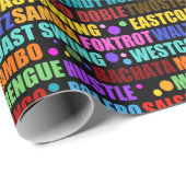 Ballroom dansstijlen | ballroomdansen cadeaupapier (Rol Hoek)